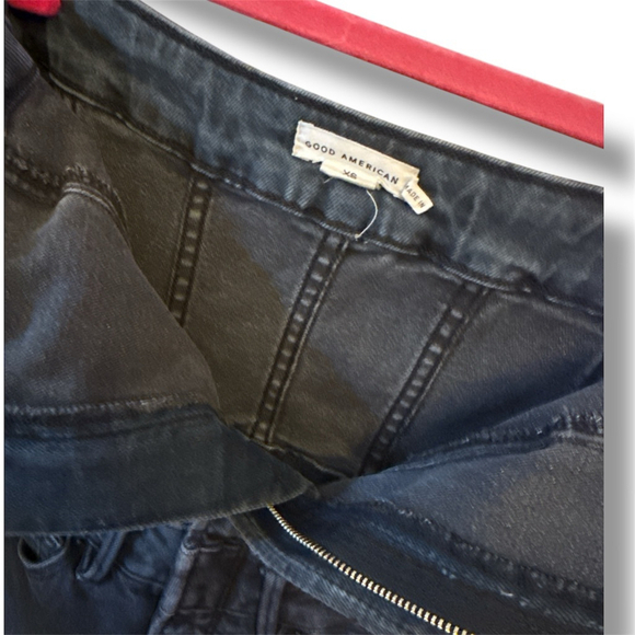 Good American black strapless denim jumpsuit size XS - Picture 3 of 3